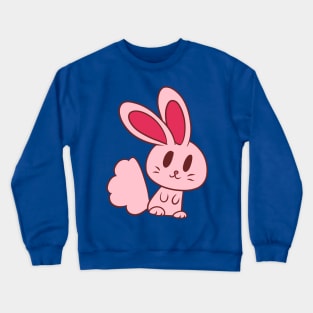 Adorable Light Pink Bunny Crewneck Sweatshirt